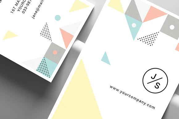 Geometric Business Card in Business Card Templates - product preview 5