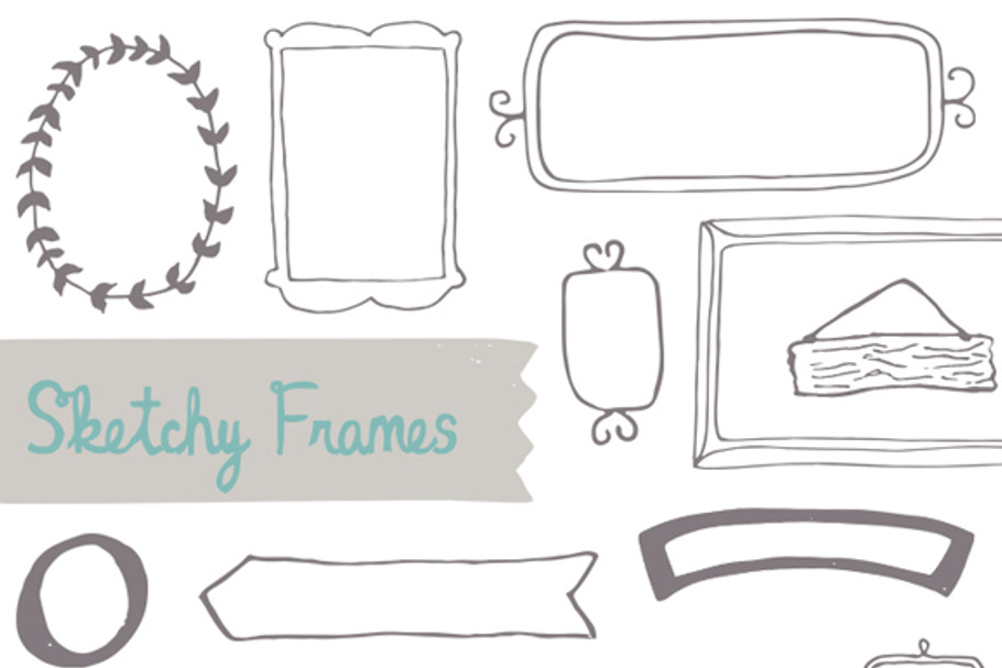 Sketchy, Hand-drawn Frames