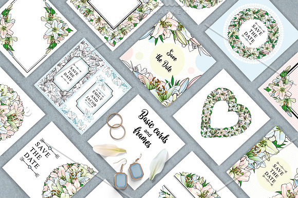 Lily, Bouquet and Wedding Design in Illustrations - product preview 2