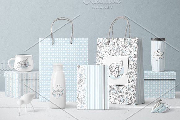 Lily, Bouquet and Wedding Design in Illustrations - product preview 4