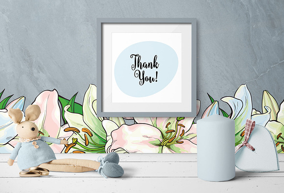 Lily, Bouquet and Wedding Design in Illustrations - product preview 8