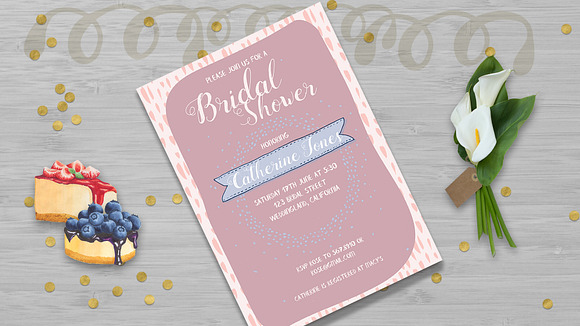 Bridal Shower Point Invitation in Card Templates - product preview 1