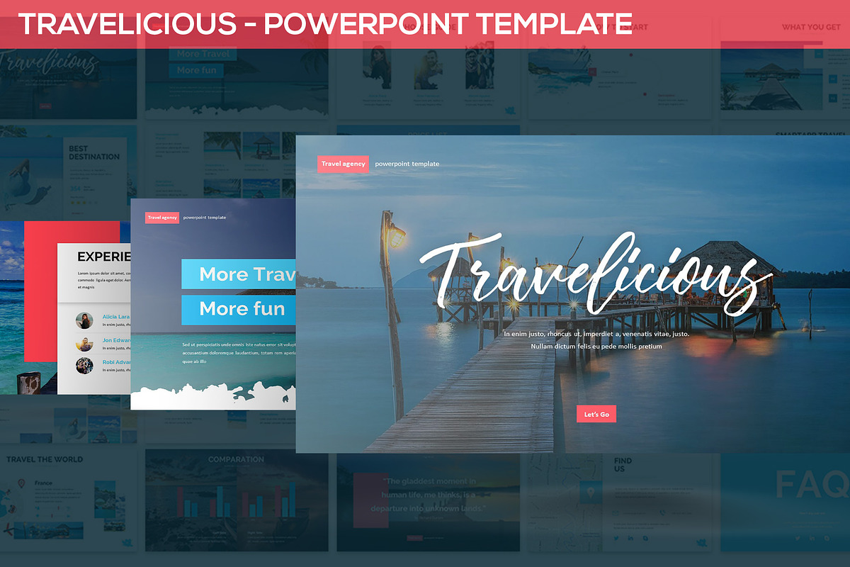 Travelicious - Powerpoint Template in PowerPoint Templates - product preview 8