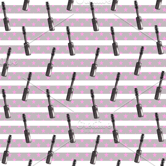 Makeup Digital Paper in Patterns - product preview 2
