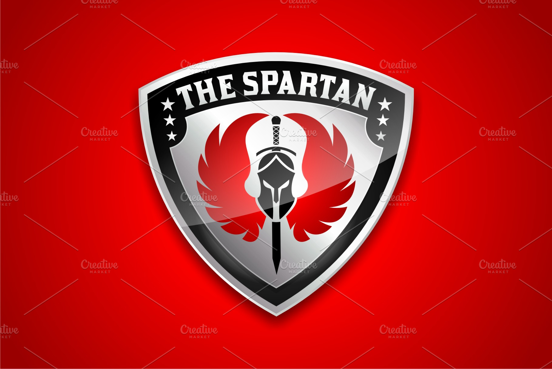 The Spartan Shield | Creative Logo Templates ~ Creative Market