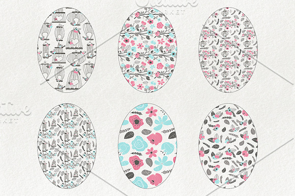 Romantic Bird Cages 02 in Illustrations - product preview 8