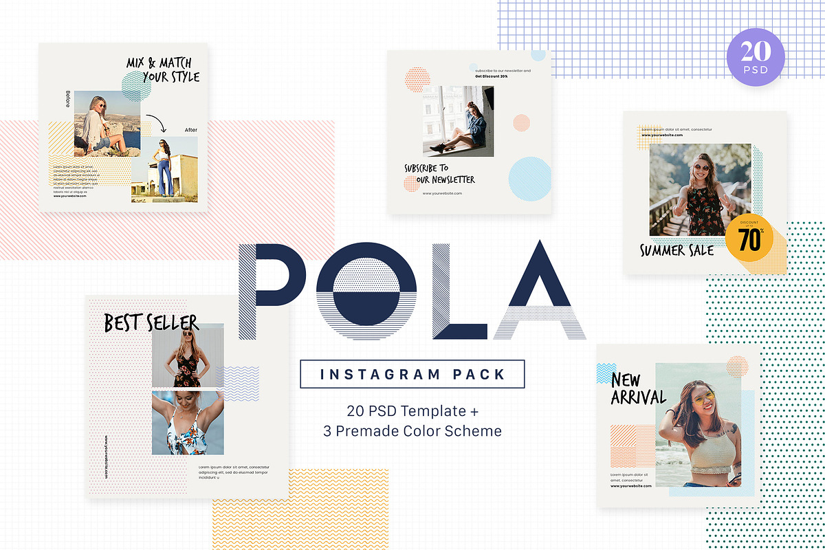 Instagram Pack - POLA in Instagram Templates - product preview 8