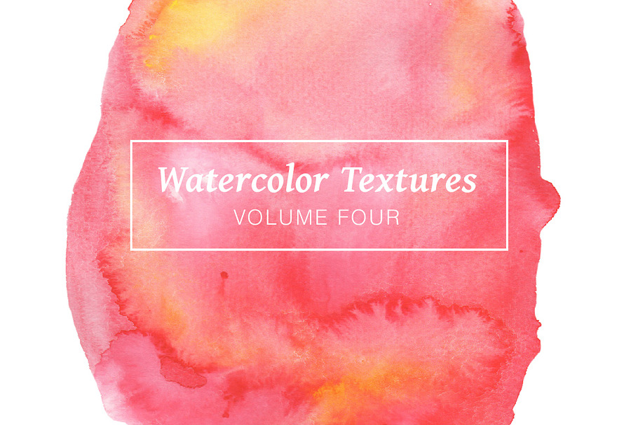 Red & Pink Watercolors - Volume 4