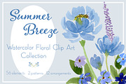 Summer Breeze Floral Graphics 