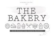 The Bakery - Serif and Doodle Font