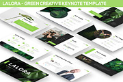 Lalora - Green keynote Template