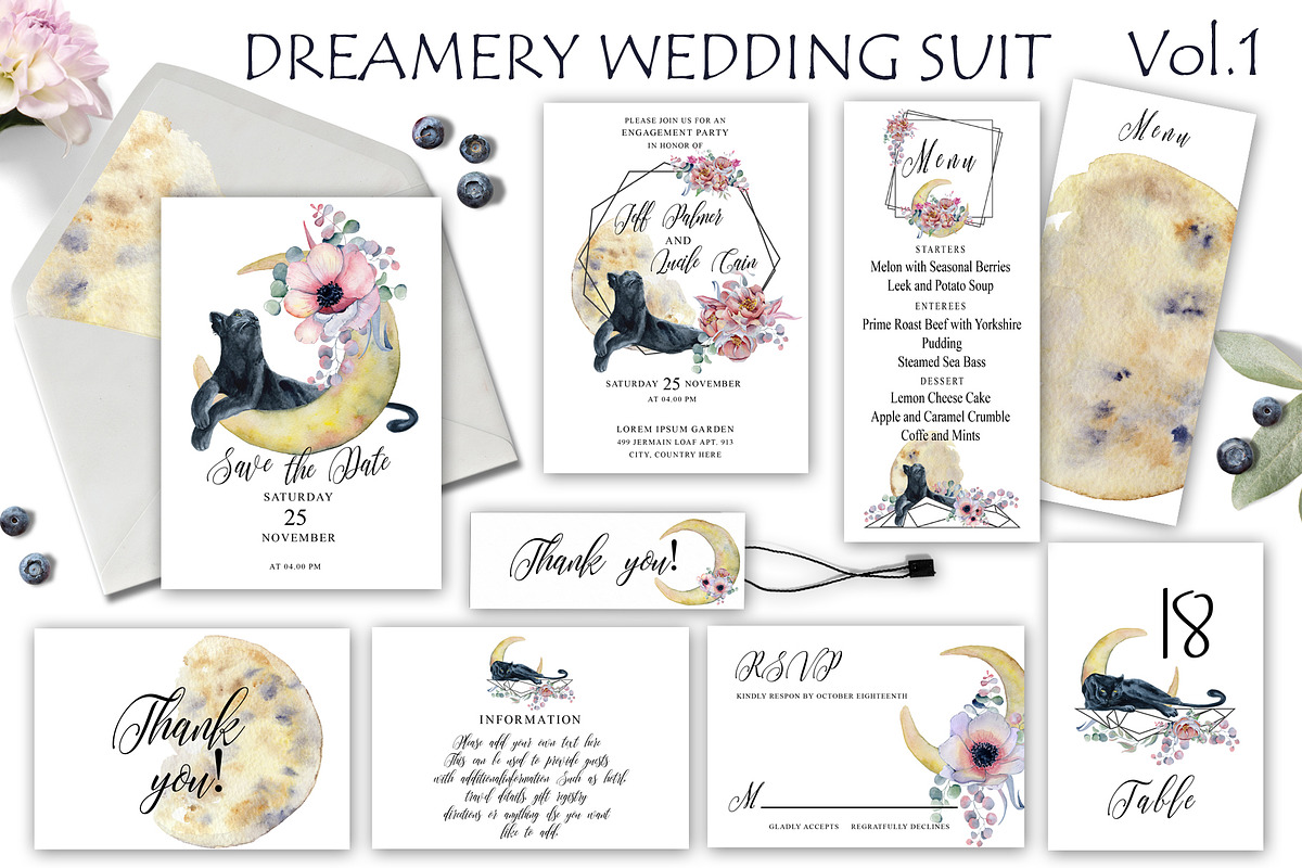 Dreamery Wedding Suit Vol.1 in Wedding Templates - product preview 8