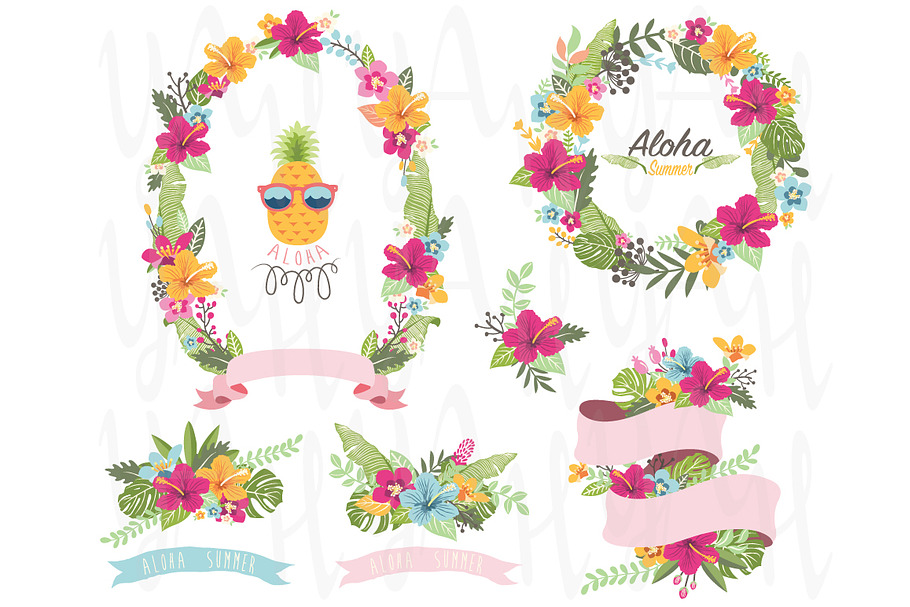Tropical Floral Summer Collections