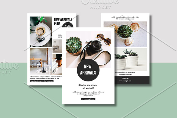 Multipurpose Postcard V797 in Postcard Templates - product preview 2