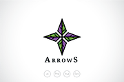 Four Arrows Logo Template