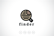 Text Finder Logo Template
