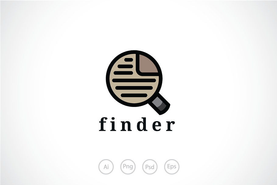 Text Finder Logo Template in Logo Templates - product preview 8