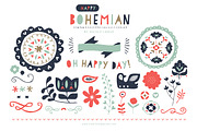 Happy Bohemian (Clipart)