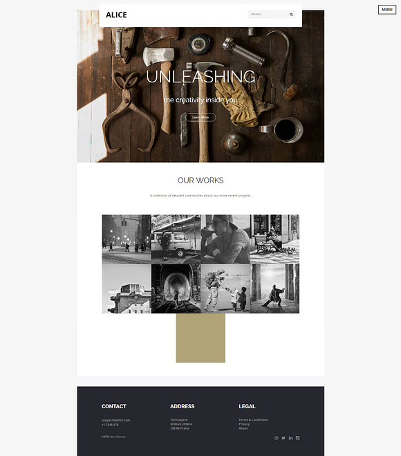 Alice: Multi-Purpose HTML Template in HTML/CSS Themes - product preview 3