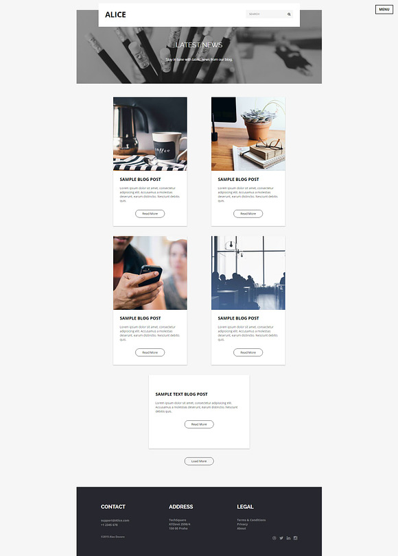 Alice: Multi-Purpose HTML Template in HTML/CSS Themes - product preview 6