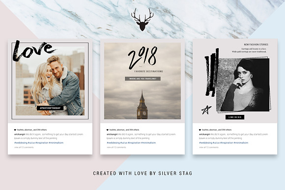 Mini BUNDLE Animated Instagram Pack in Instagram Templates - product preview 10