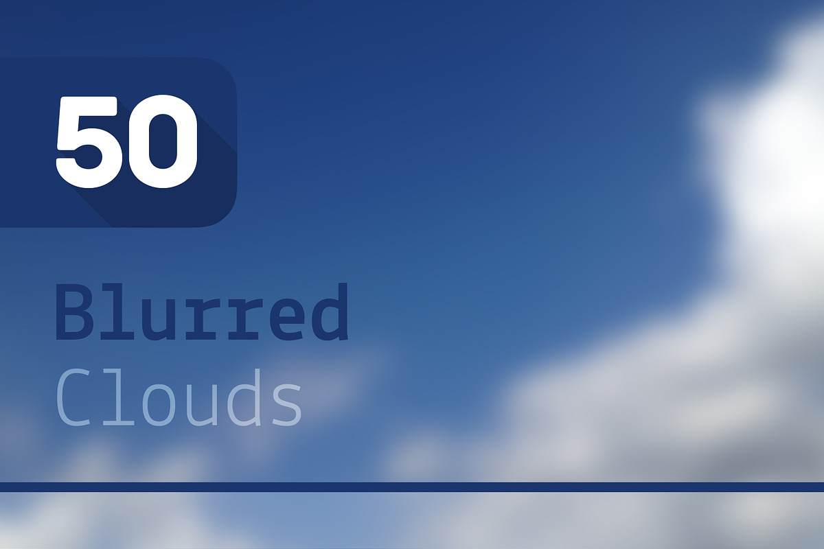 50 Blurred Clouds in Textures - product preview 8