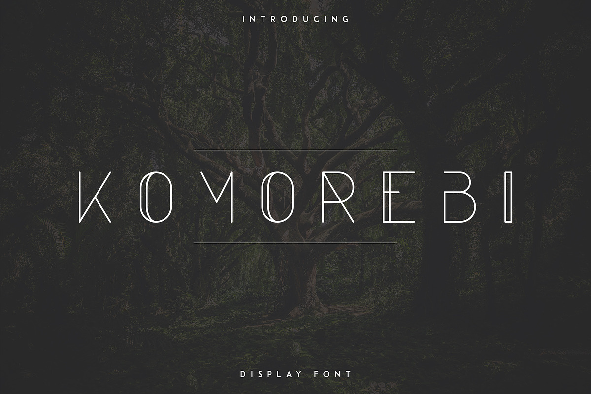 Komorebi Display Font -30% in Display Fonts - product preview 8