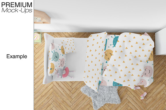 Kids Bedding, Frames & Wall Set in Product Mockups - product preview 20