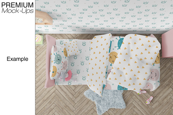 Kids Bedding, Frames & Wall Set in Product Mockups - product preview 21