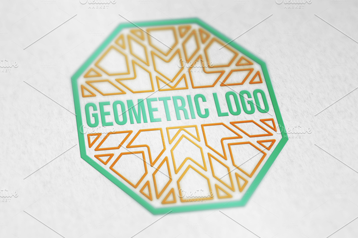 15 Geometric linear logo templates in Logo Templates - product preview 8