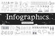 Hand drawn infographics elements