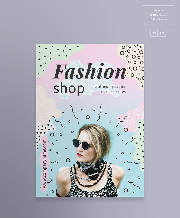 Posters | Fashion Shop in Flyer Templates - product preview 1