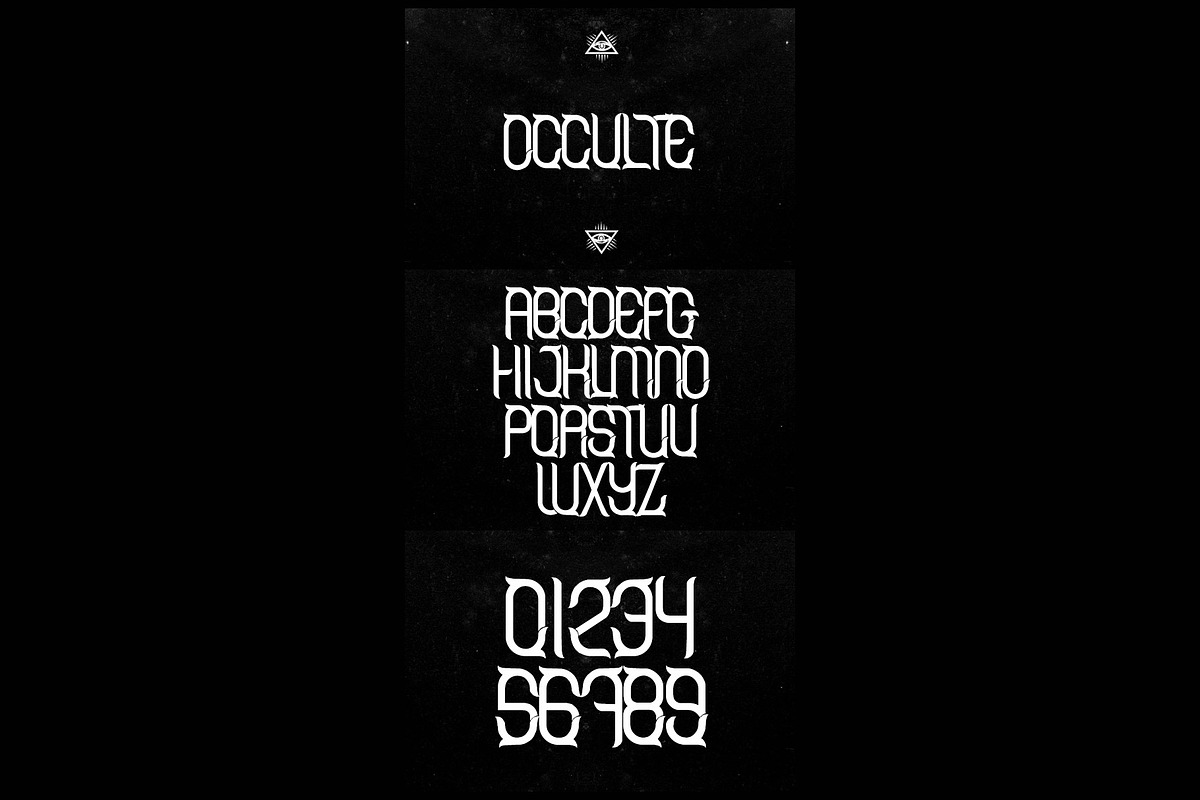 OCCVLTE font in Blackletter Fonts - product preview 8