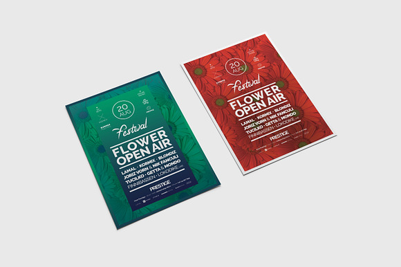 Summer Event Flyer in Flyer Templates - product preview 4