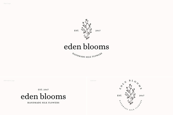 Botanical Logo Bundle in Logo Templates - product preview 1