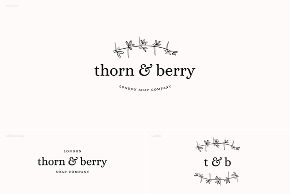 Botanical Logo Bundle in Logo Templates - product preview 5
