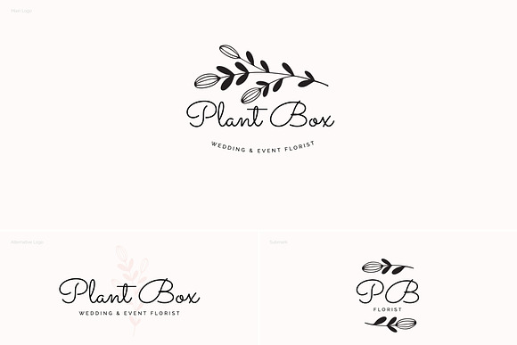Botanical Logo Bundle in Logo Templates - product preview 6