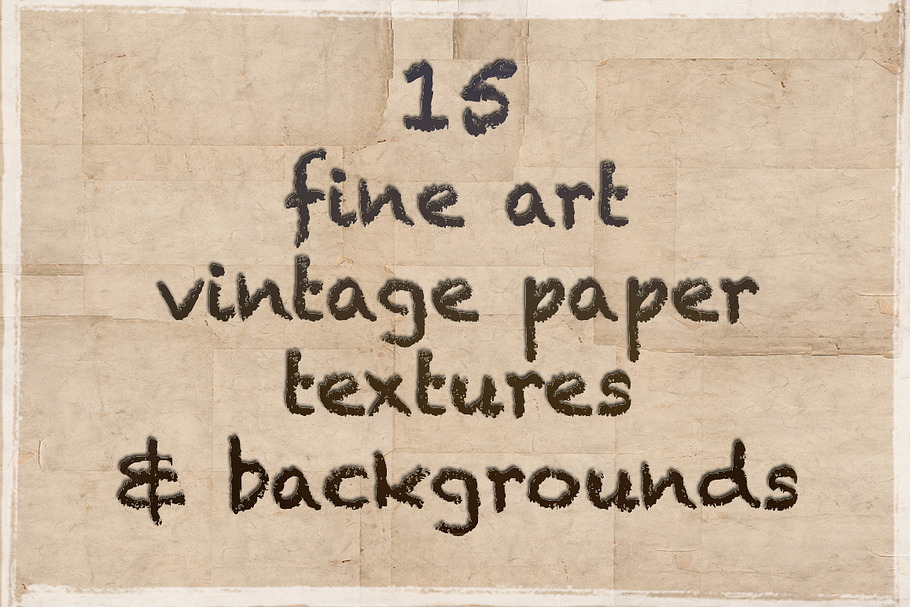 15 Vintage Paper Textures