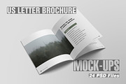US Letter Brochure Mockup