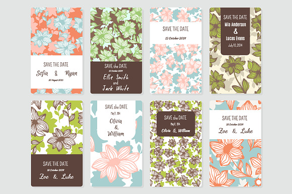 144 Save tha Date templates in Card Templates - product preview 9