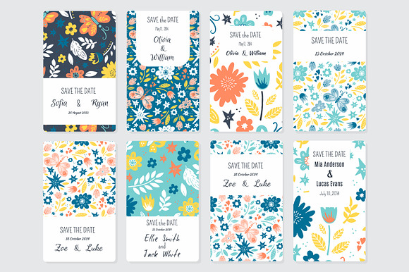 144 Save tha Date templates in Card Templates - product preview 14