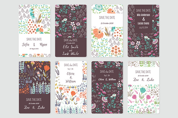 144 Save tha Date templates in Card Templates - product preview 16