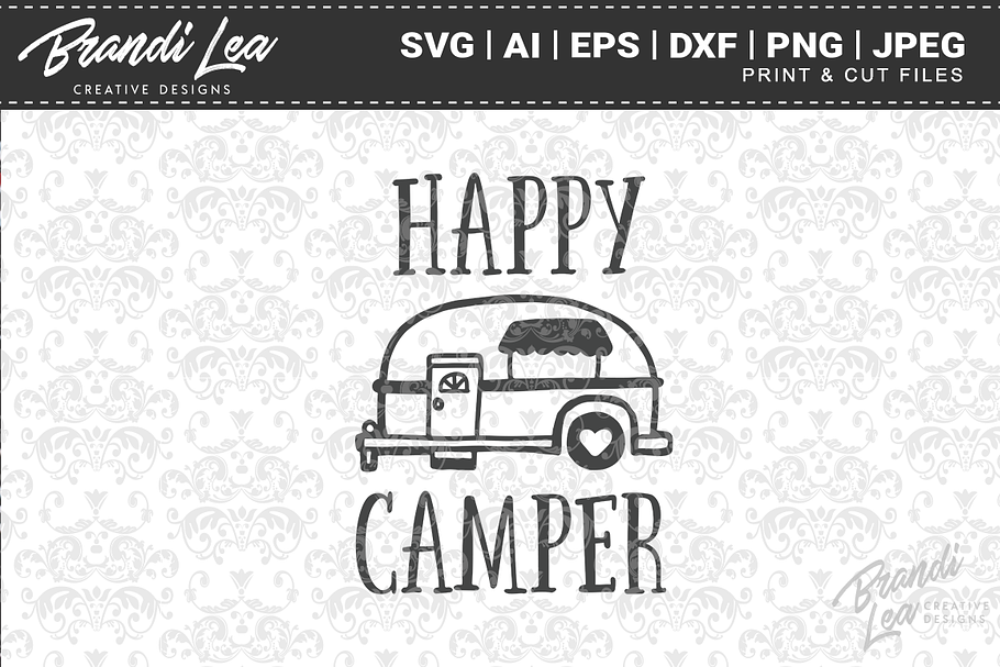 Happy Camper Cut Files