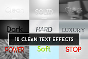 Clean Text Effects