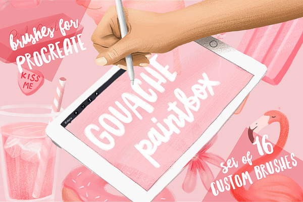 Gouache Paintbox for Procreate 4