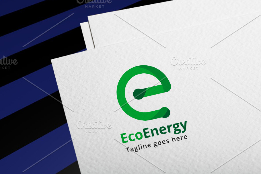 Eco Energy Letter e Logo