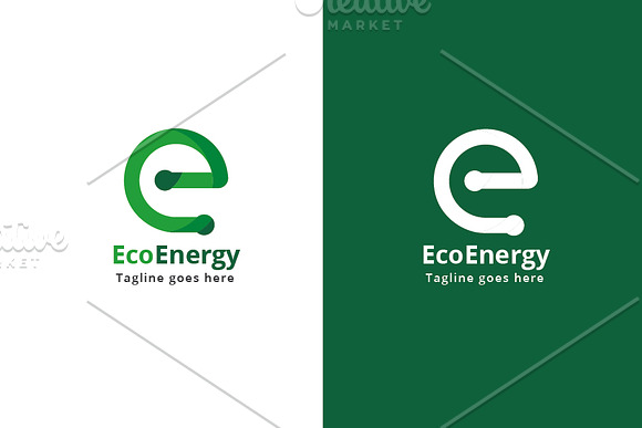 Eco Energy Letter e Logo in Logo Templates - product preview 1