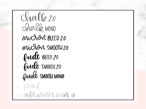 Lettering Essentials for Procreate in Photoshop Brushes - product preview 1