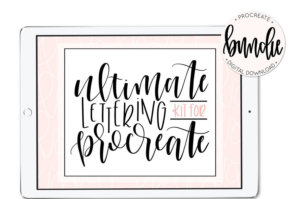 Ultimate Lettering Kit for Procreate in Photoshop Brushes - product preview 8
