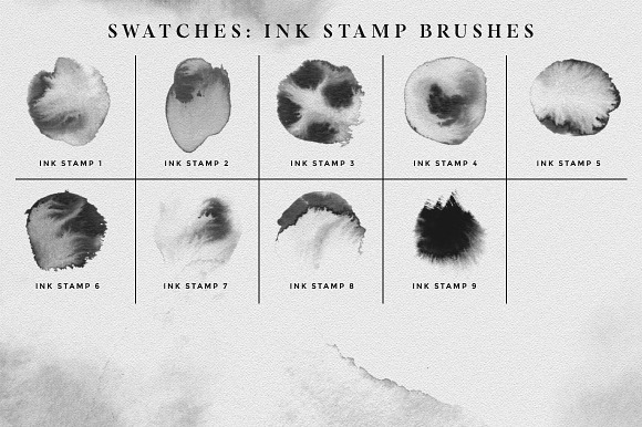 Ink Brushes - Photoshop version in Photoshop Brushes - product preview 6